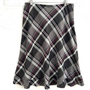 Croft & Barrow Plaid Midi Skirt Plus size